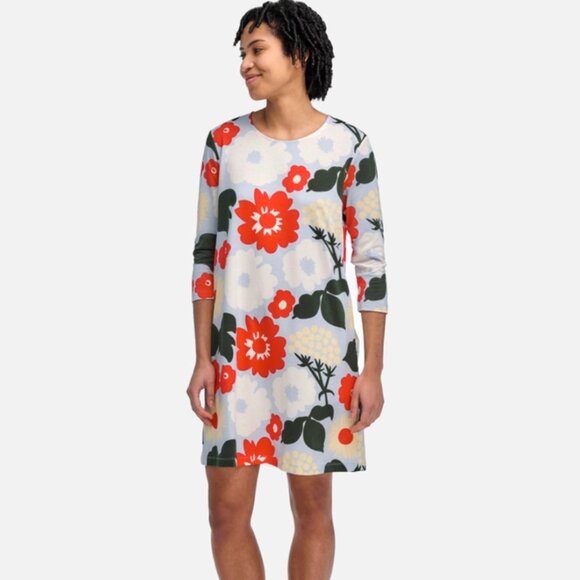 NWT Marimekko arreta kukkatori jersey dress - Picture 2 of 6